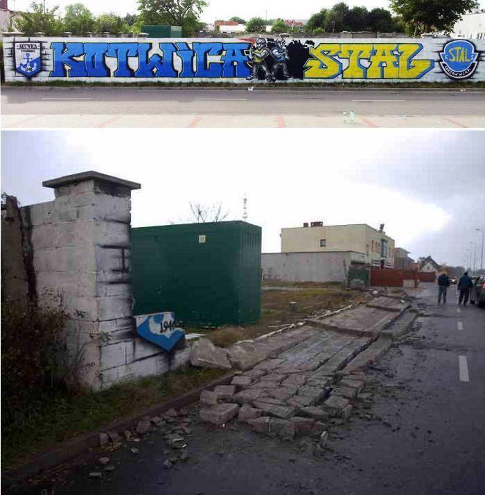 Graffiti Kotwica - Stal